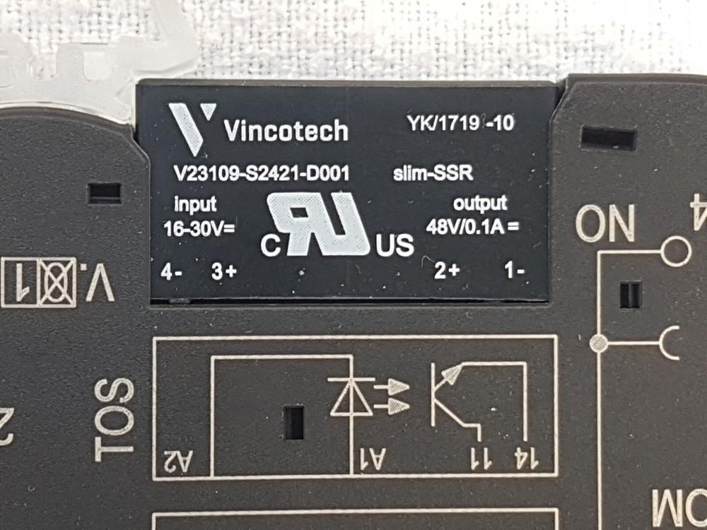 Weidmuller 1126940000 Solid State Relay Module - TOS 24VDC 48VDC 0.1A - Unused