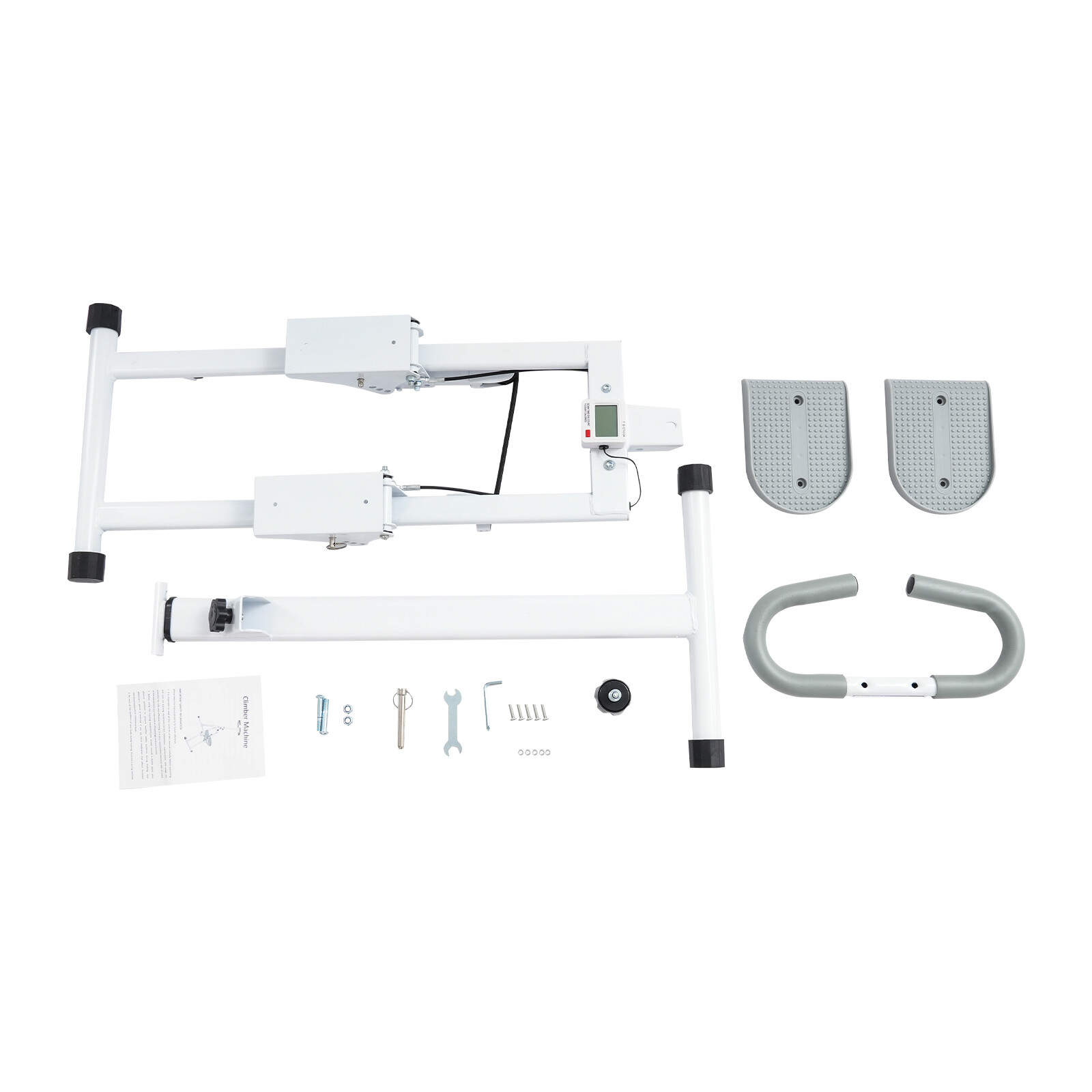 Foldable Stair Stepper Machine-Adjustable Vertical Climber For Full Body Workout