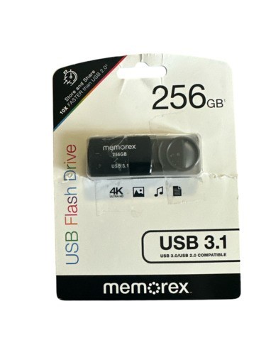 Memorex 256GB USB 3.1 – Black