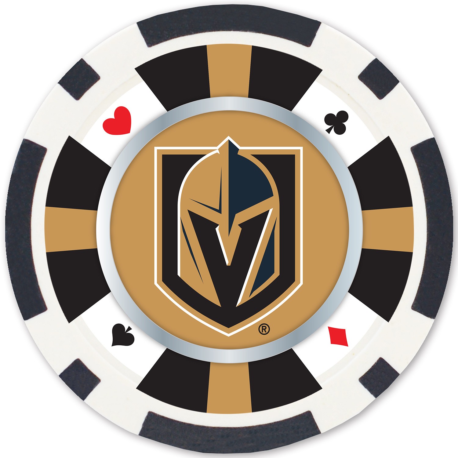 MasterPieces - Las Vegas Golden Knights - NHL Poker Chip Set - 100 Piece