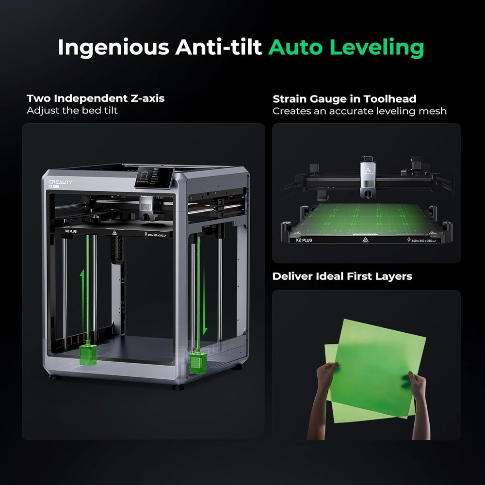 Creality K2 Plus Combo 3D Printer CFS Multi Color Printing Full Auto-Leveling