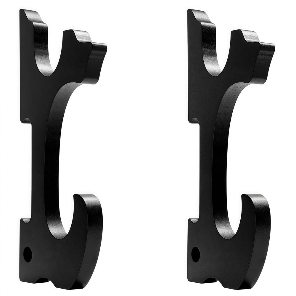 Eforlife 2/Set Sword Hook Wall Mount Samurai Sword Hanger Display Holder Adju...