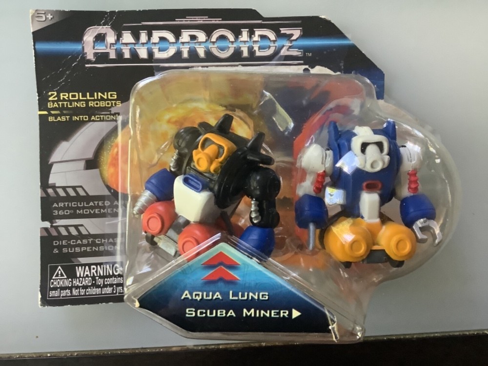 9 Andriodz Roller Robots by Toy Quest