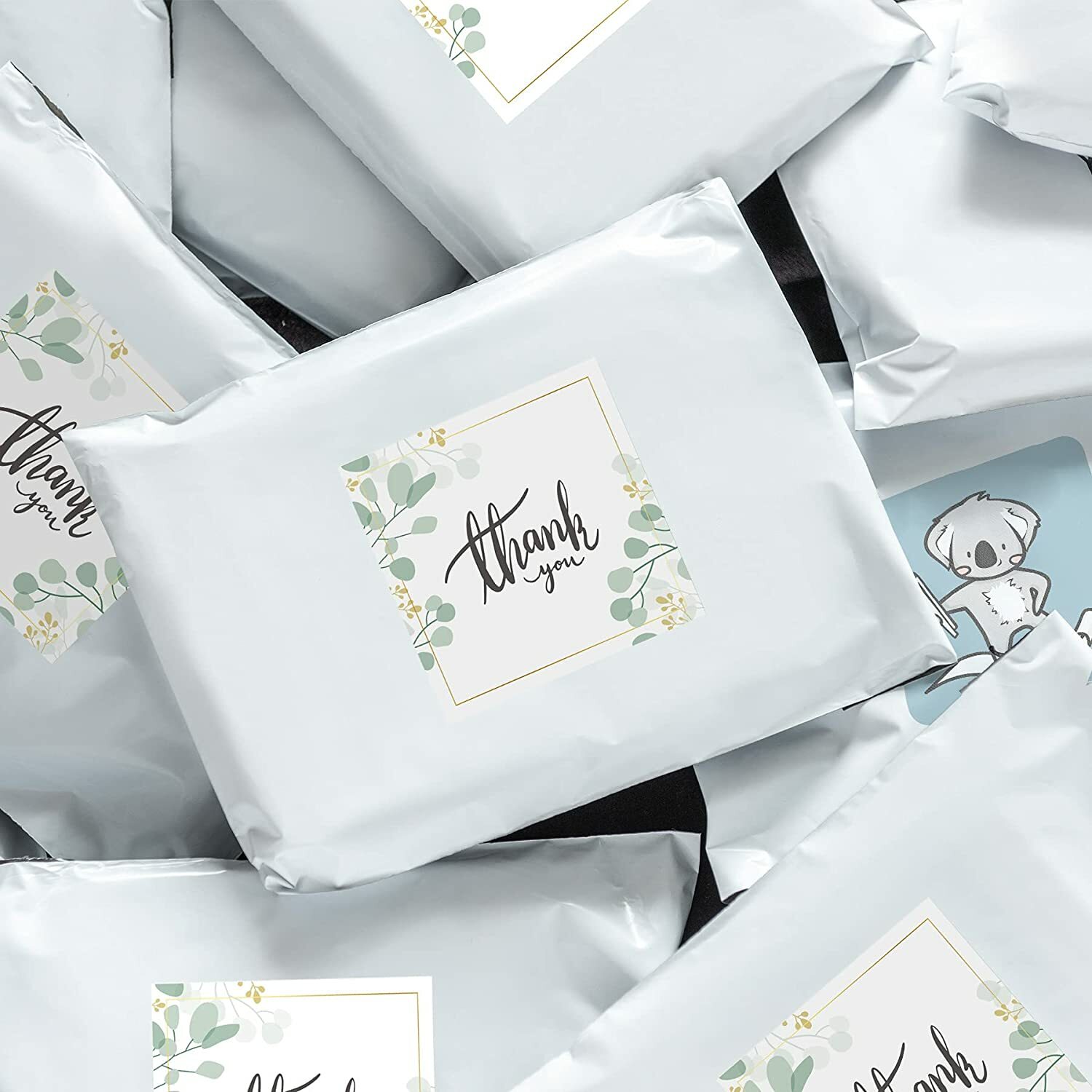 Koala Sticker Paper for Inkjet + Laser Printers 100 Full Sheets Shipping Label