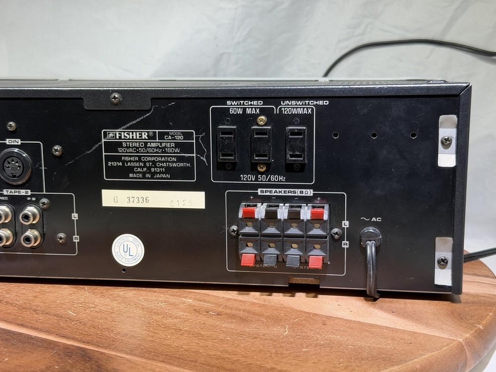 Fisher CA-120 Amplifier