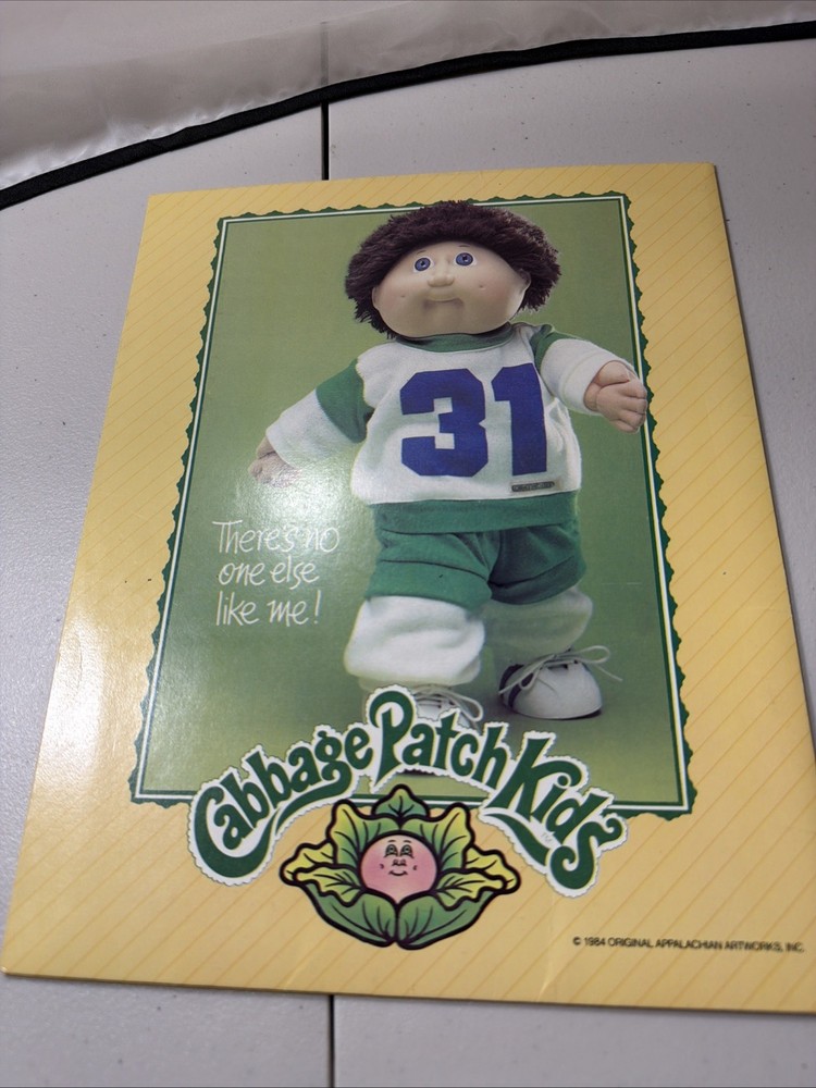 Vintage 1984 WriteRight Portfolio Cabbage Patch Kids School Folder
