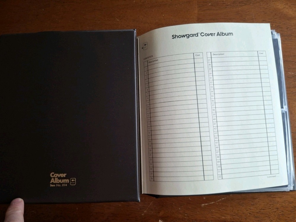 Showgard No. 894 FDC First Day Cover Empty BrownBinder for 104 FDC's