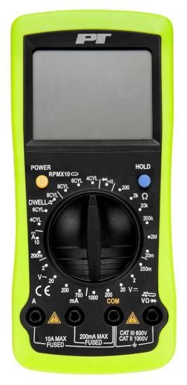Performance Tool W2972 Digital Automotive Multimeter
