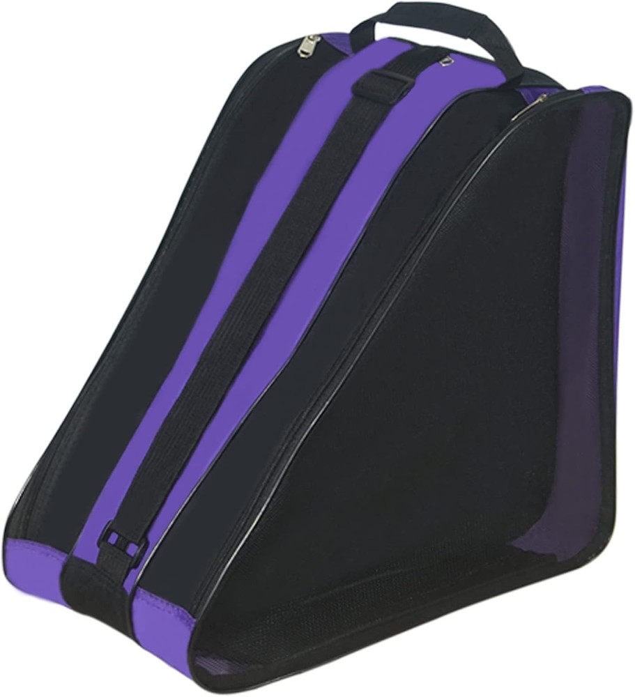 Versatile Skate Bag for Quad and Inline Skates - Large Purple Storage Solution