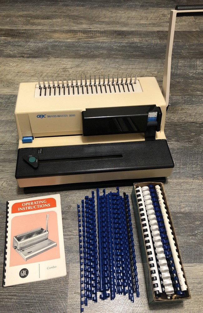 GBC Image Maker 2000 Binding Machine Punch Paper Control Arm Business
