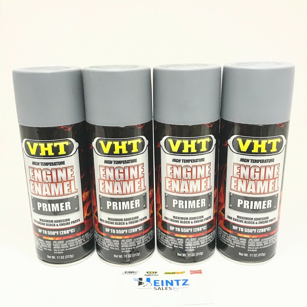 VHT SP148-4 PACK High Temperature Engine Enamel LIGHT GRAY Primer - 11 oz