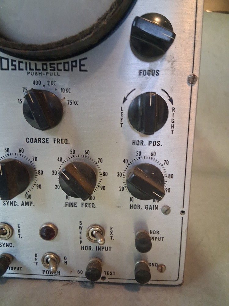 Vintage EICO Push-Pull Oscilloscope 425
