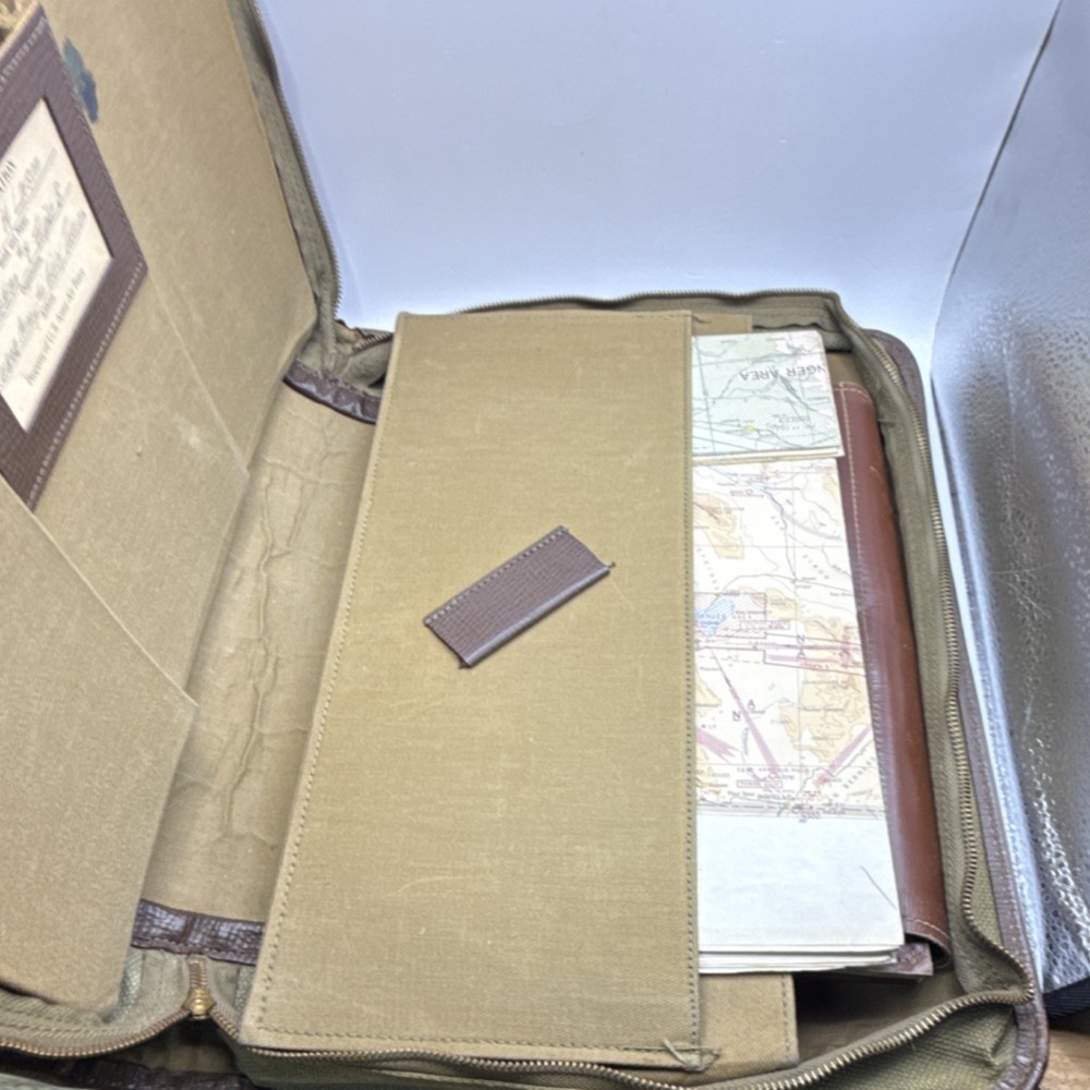 WWII US Army Air Force Pilot Navigation Kit Charts Docs Records Photos rare map