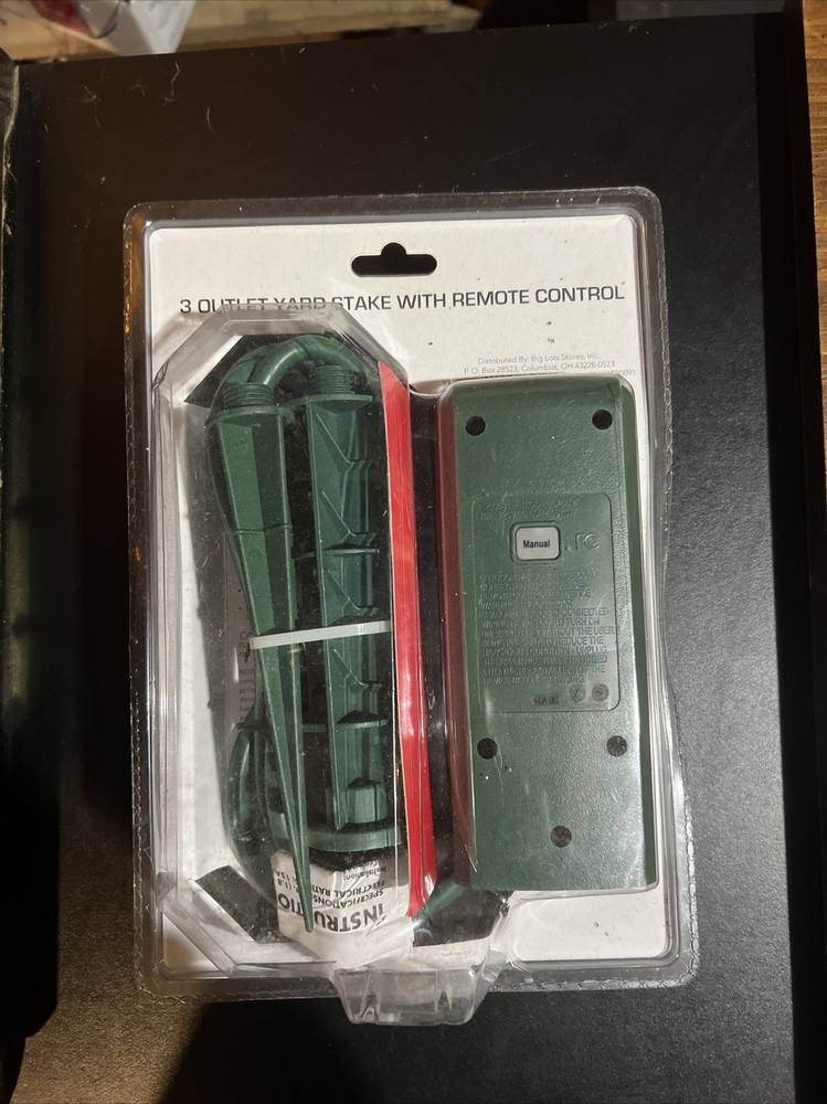 Shop Basic 3 Outlet Yard Stake With Remote Control