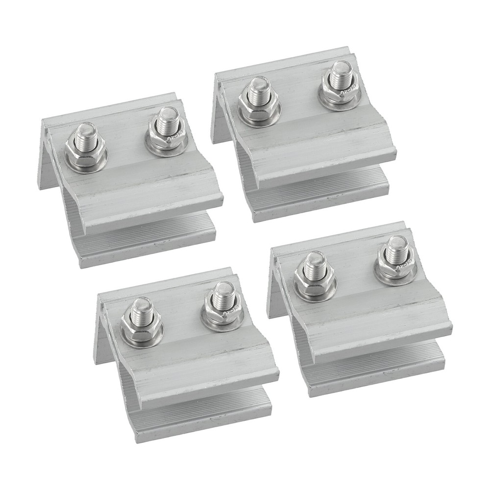 1/4Pcs Solar Panel Bracket Fixing Clamp Mounting Bracket Bracket For Roof New