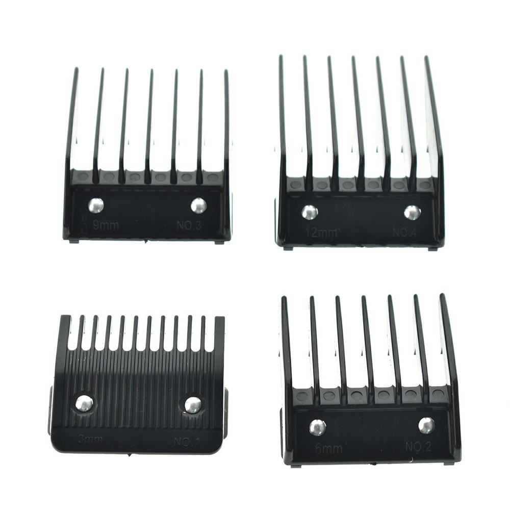 4Pcs Universal Cut Clipper Limit Comb Guide Attachment Size Barber Replacementhz