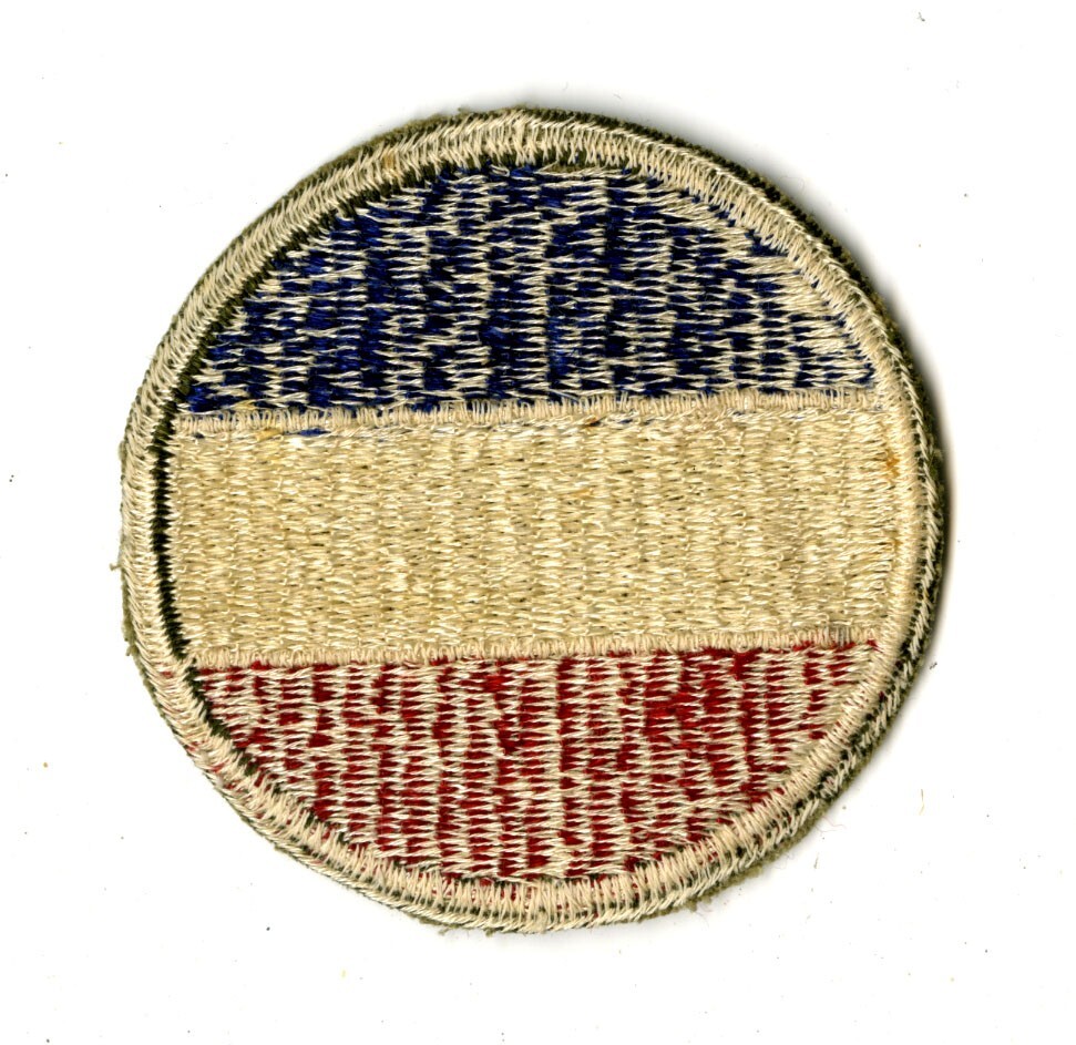 Army Ground Forces White Back Patch WWII Original