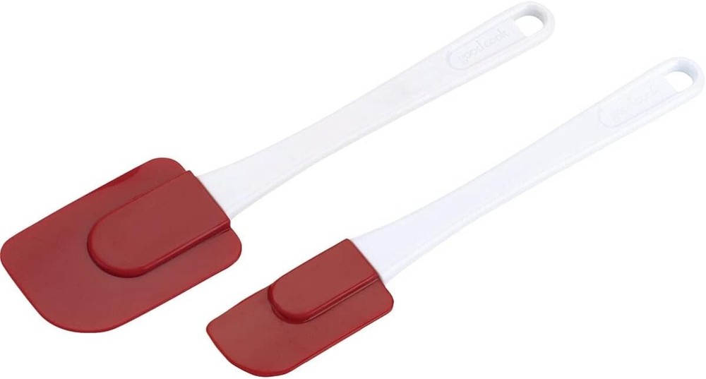 Lightweight Rectangular Silicone Spatulas Set - Heat Resistant & Easy Clean