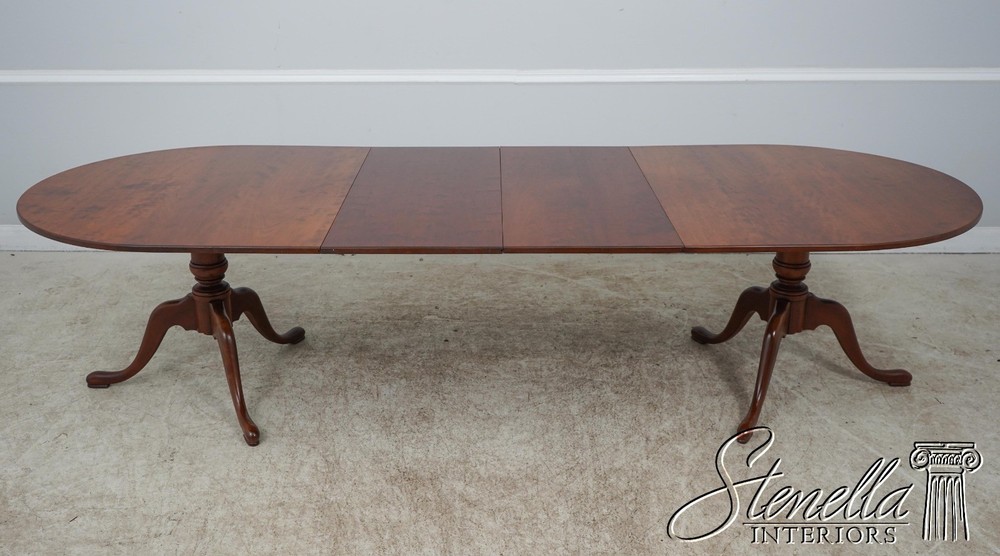 L60662: ELDRED WHEELER Cherry Bench Made Dining Room Table