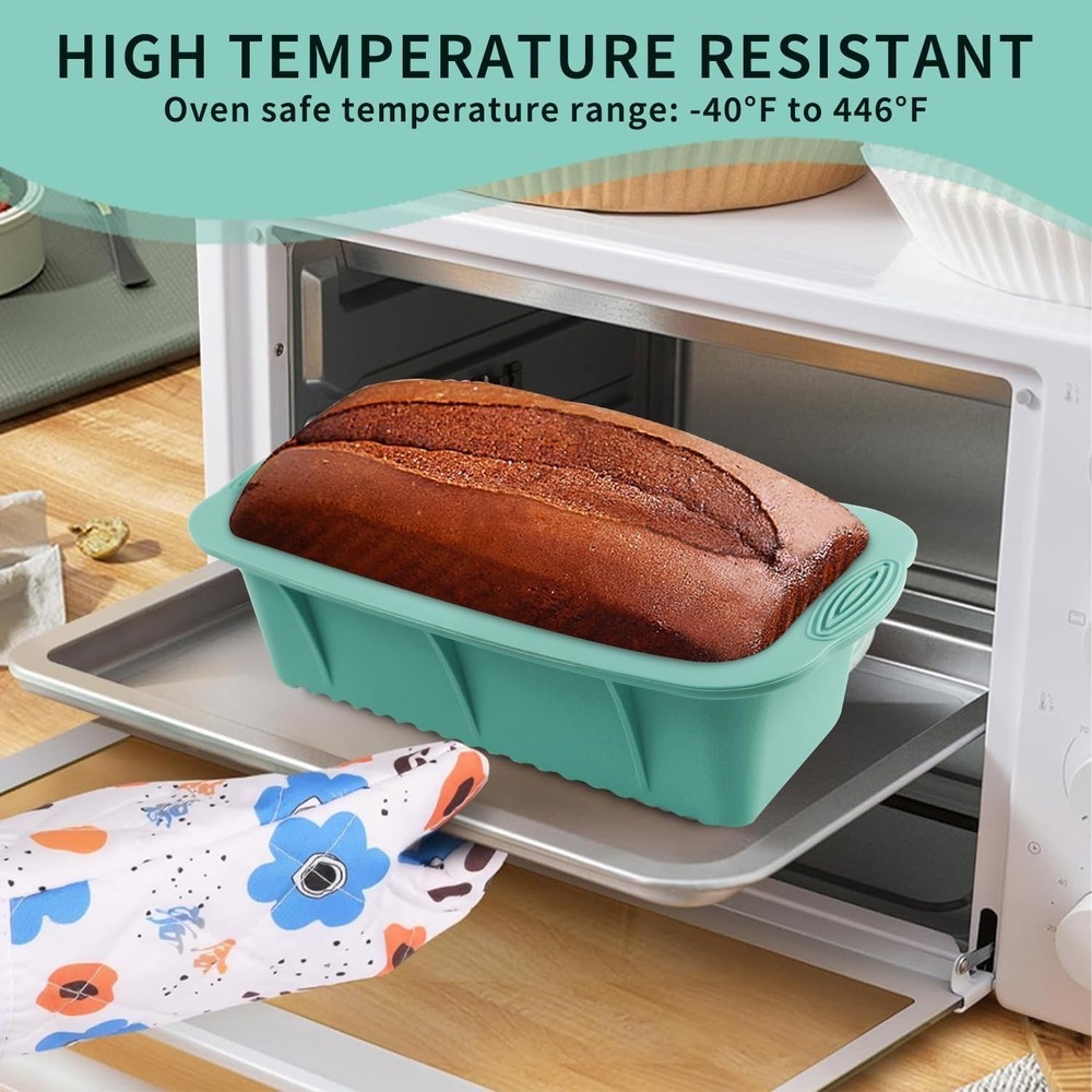 32 Pieces Silicone Baking Pans Set, Nonstick Bakeware Set for Kitchen Oven