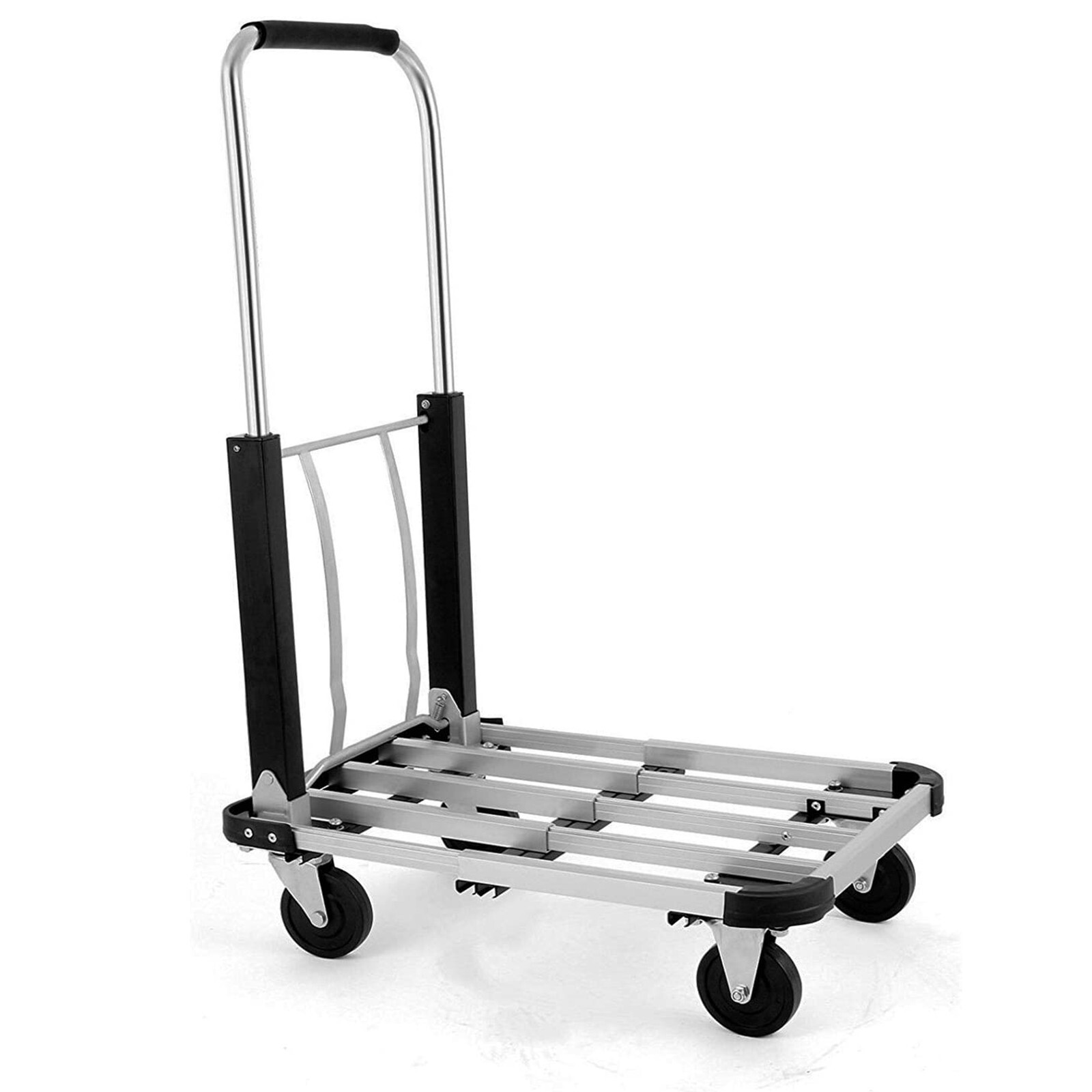 Convertible Aluminum Hand Truck Stair Climber Folding Dolly Cart Heavy Duty