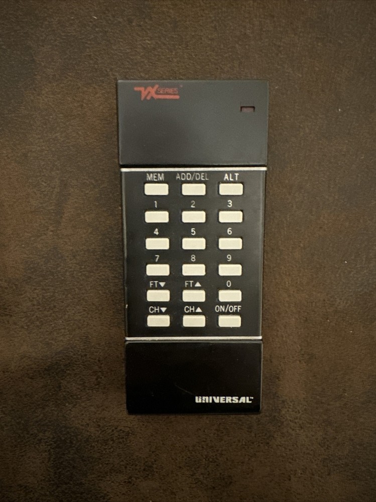 Universal V-7072 Wireless Remote Control TV-Cable VX Series - Tested & Works