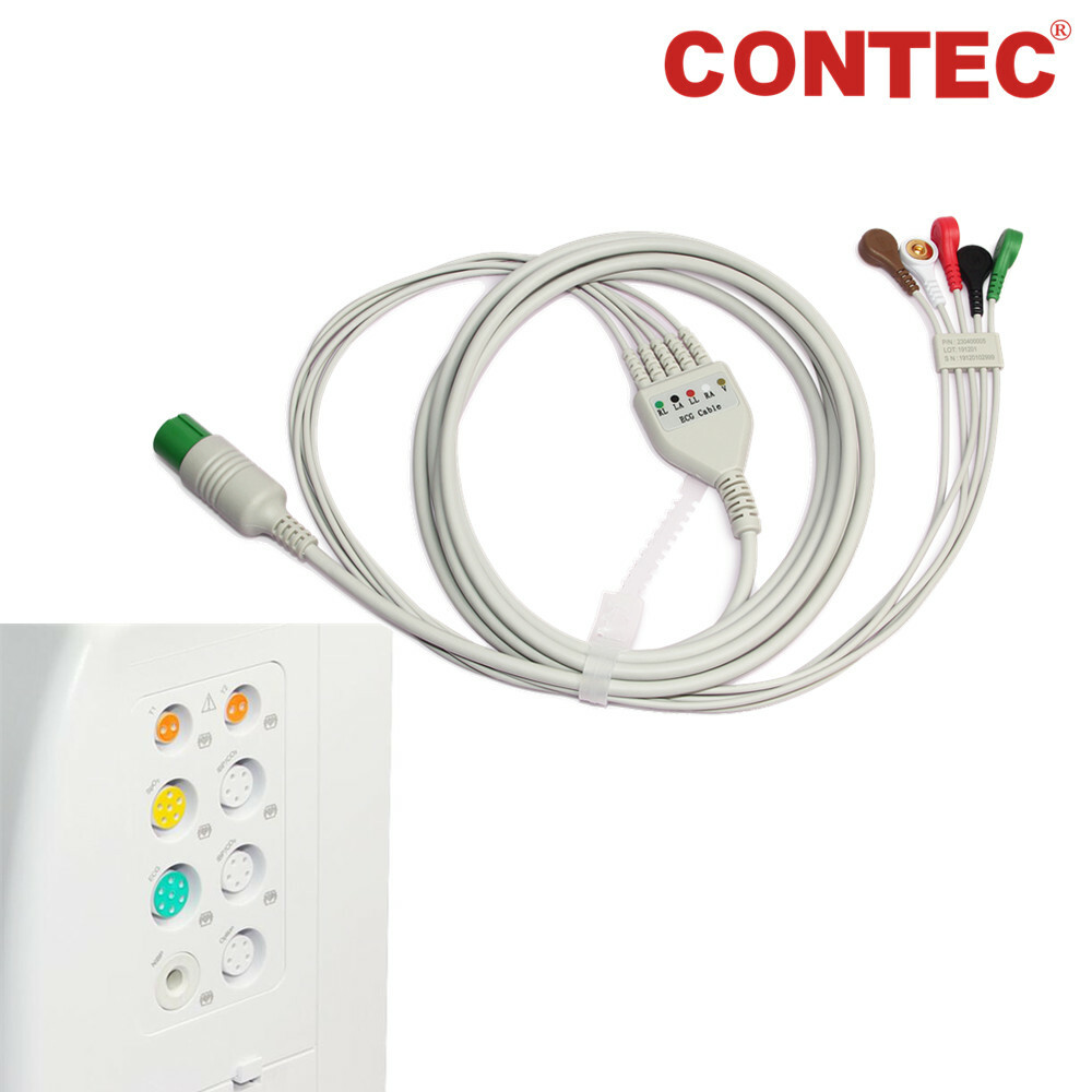 For CONTEC Patient Monitor CMS8000 ECG Cable NIBP Cuff Spo2 Sensor TEMP Probe