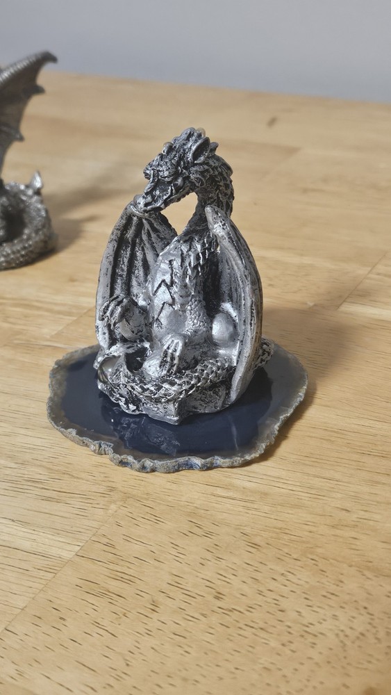 Vintage 3pic Dragons Statue