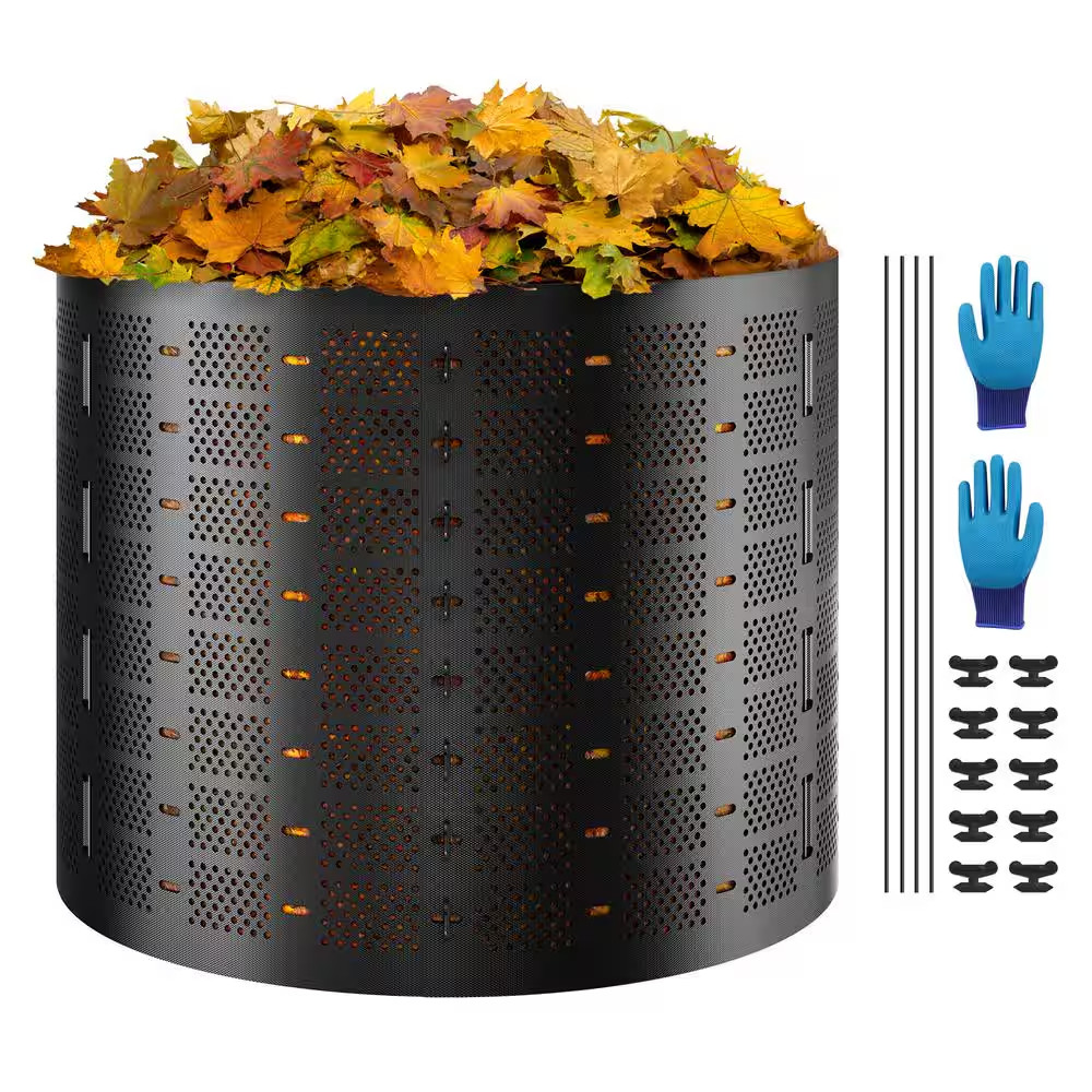 Compost Bin 220 Gal., Outdoor Expandable Composter, Easy to Setup & Large Capaci