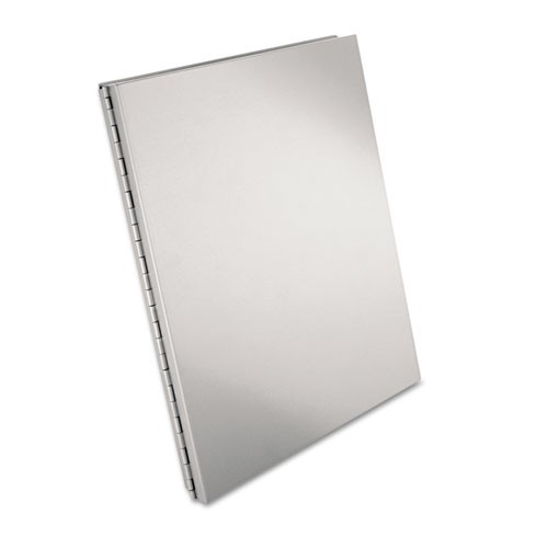 Saunders Snapak Aluminum Side-Open Forms Folder, Holds 8.5 x 11 Sheets, Silver