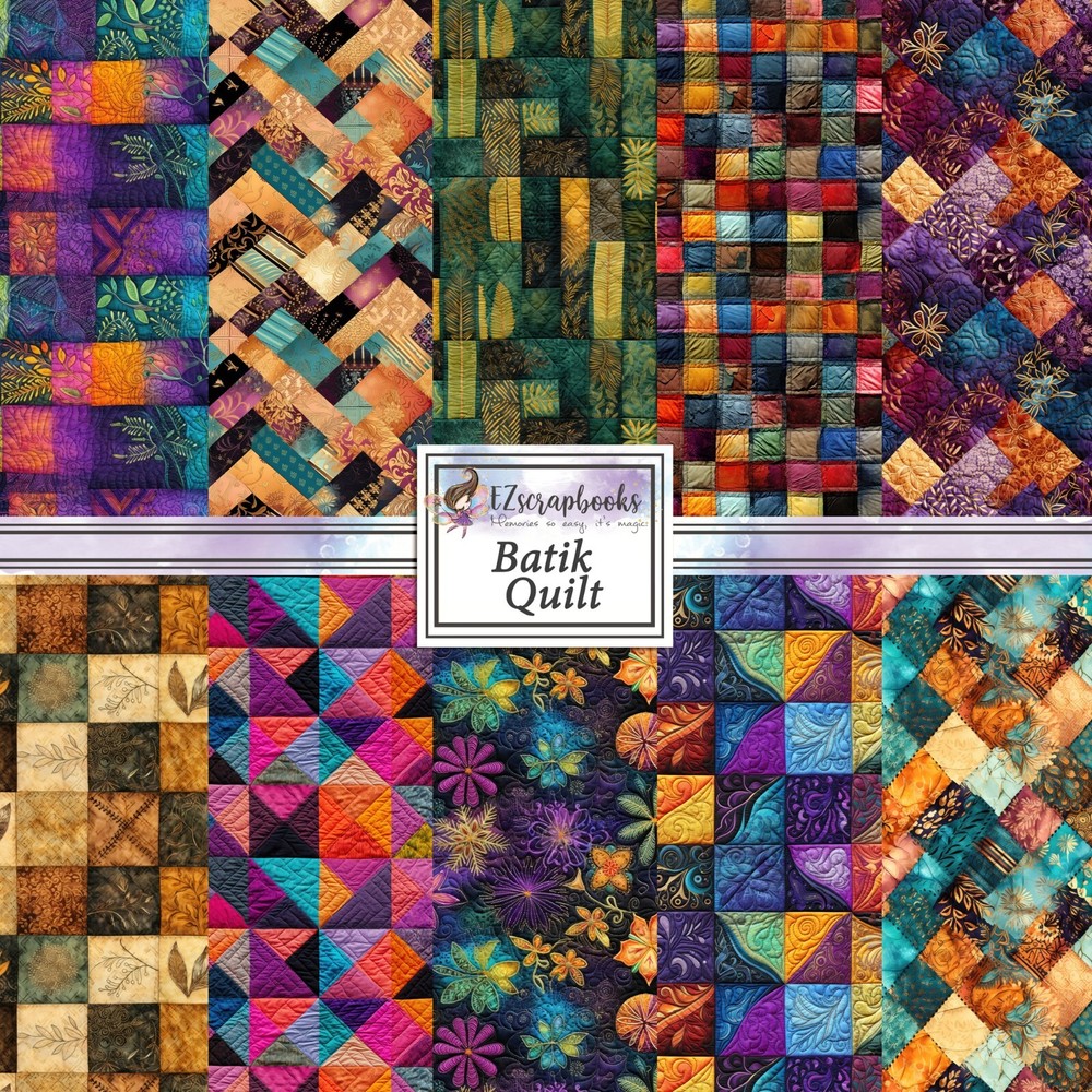 BATIK QUILT - Paper Pack