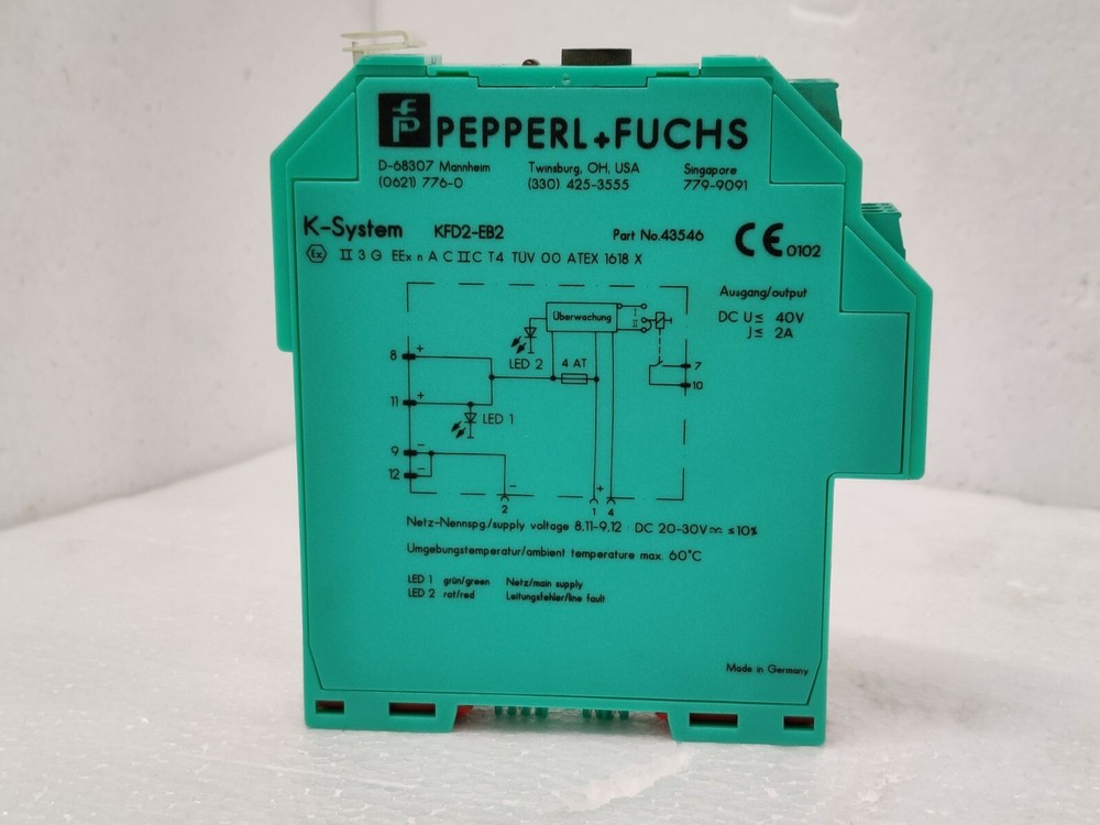 PEPPERL+FUCHS KFD2-EB2 POWER FEED MODULE 43546