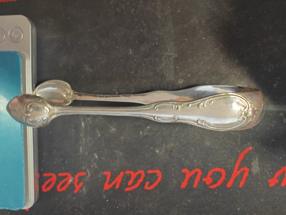 Russian Silver 84 Sugar tweezers