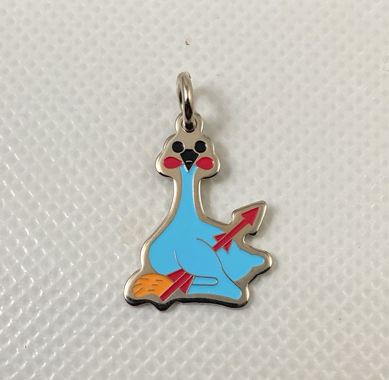 US Military Army Air Defense Artillery ADA Oozlefinch Mascot 7/8" Charm Pendant