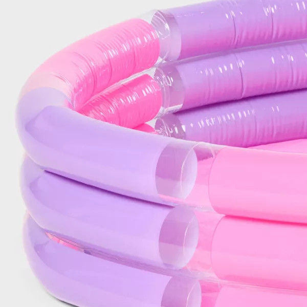 SUN SQUAD INFLATABLE 3 RING POOL - PINK