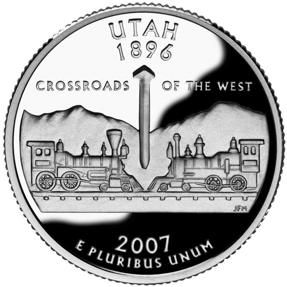 2007 P & D BU Utah State Quarters
