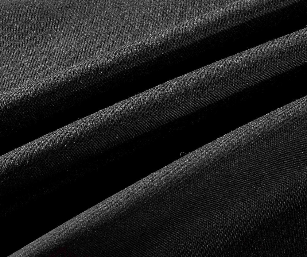 Sheets & Beyond King Wrap Around Ruffled Microfiber Bed Skirt 14" Drop Black