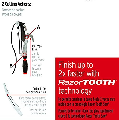 TP 6870 MAX RazorTOOTH DualCOMPOUND Action 14-ft. Tree Pruner