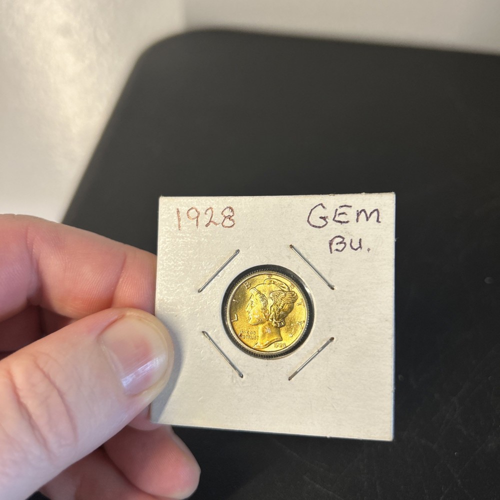 1928 Mercury Dime - GEM BU