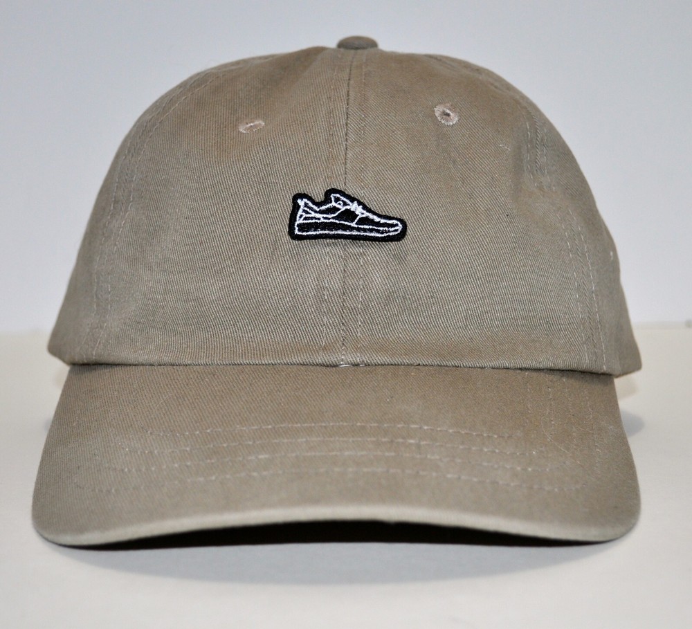 DC Shoes Strap-back Adjustable Hat Cap Tan One Size Shoe LOGO Strapback