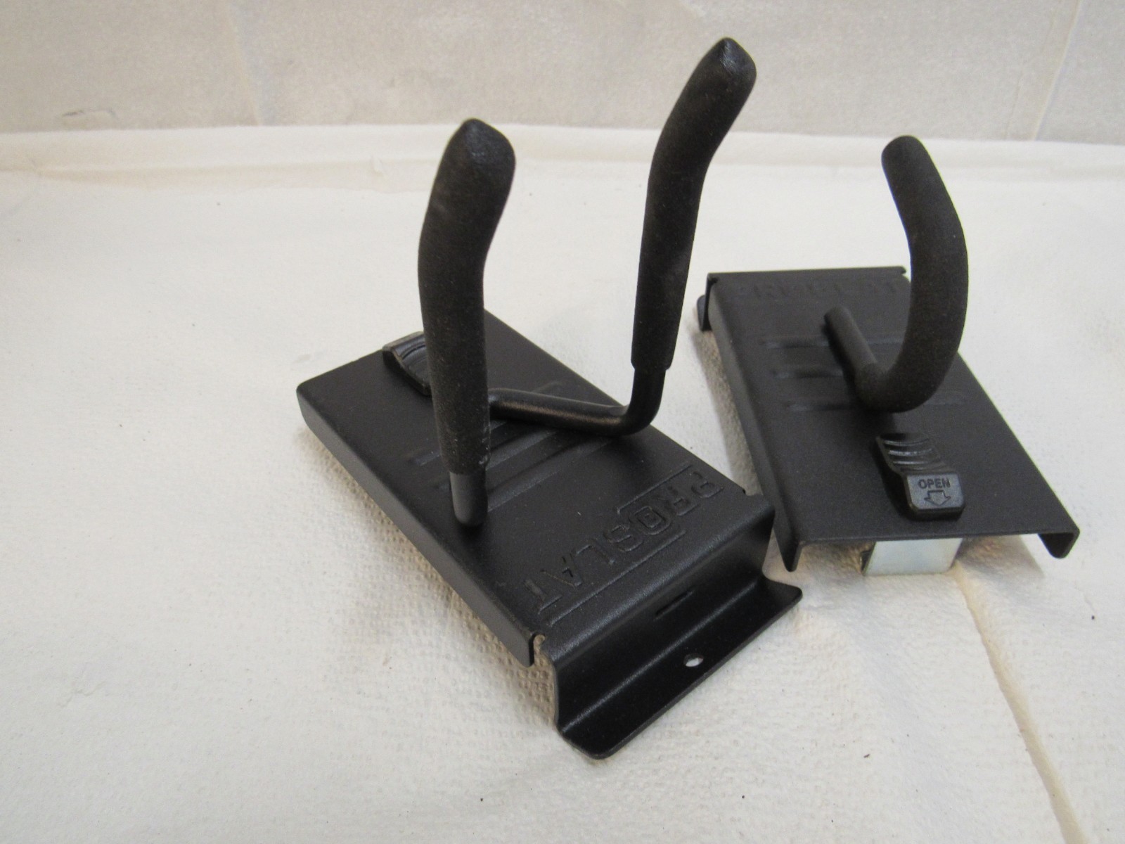 Lot of 2 ProSlat Slat Wall Hooks One Single and One Double