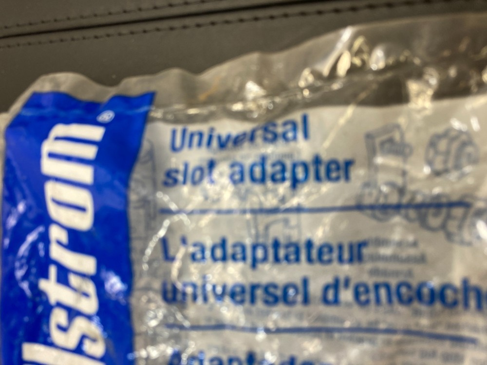 Sellstrom S61970 Faceshield Adapter,Slotted,Blk,Pr