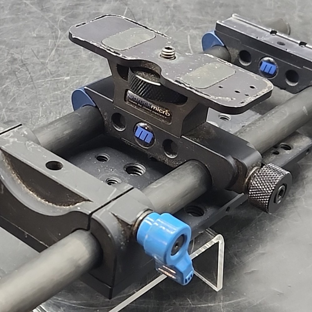 REDROCK MICRO DSLR Camera Baseplate w Quick Release & Accessory Base & 12" Rods