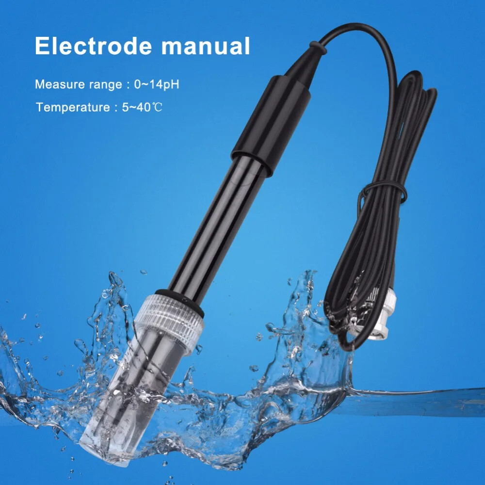 Portable Pen Type PH Electrode Sensor BNC Connector Probe pH Composite Electrode