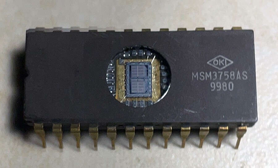 Oki MSM3758AS 8K EPROM - UV Eraseable
