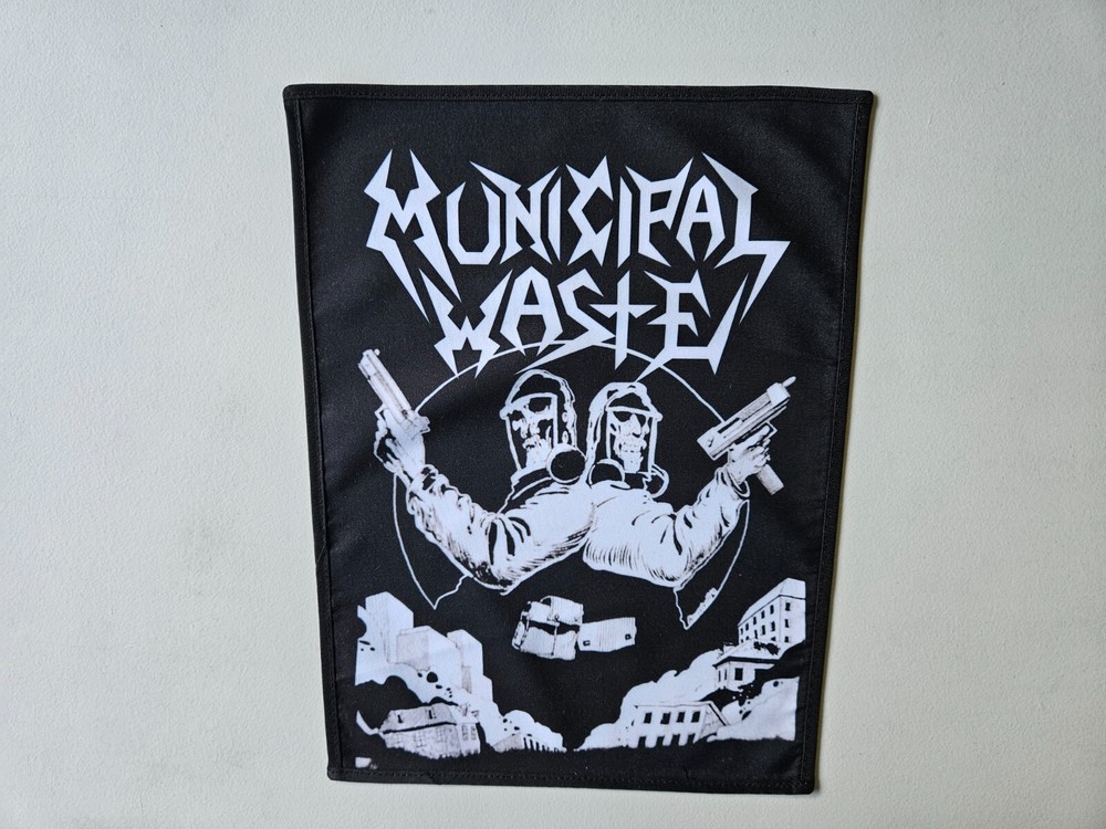 MUNICIPAL WASTE, SEW ON SUBLIMATED LARGE BACK PATCH
