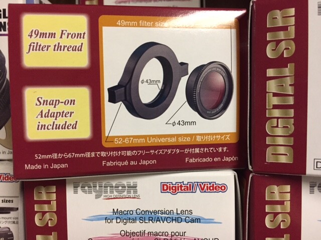 RAYNOX DCR-150 MACRO CLOSE-UP CONVERSION LENS for NIKON COOLPIX B600