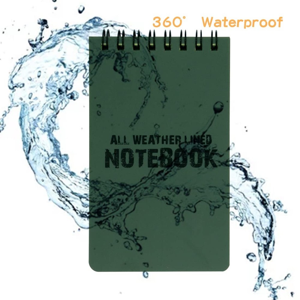 10 Pack Write In The Rain Notebook Steno Notepads, Pocket Waterproof Notepad,...