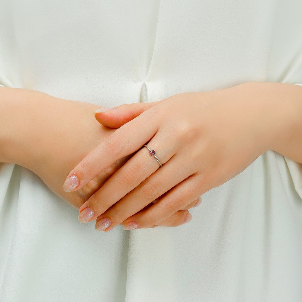 Pink Tourmaline Ring /c0021trpi
