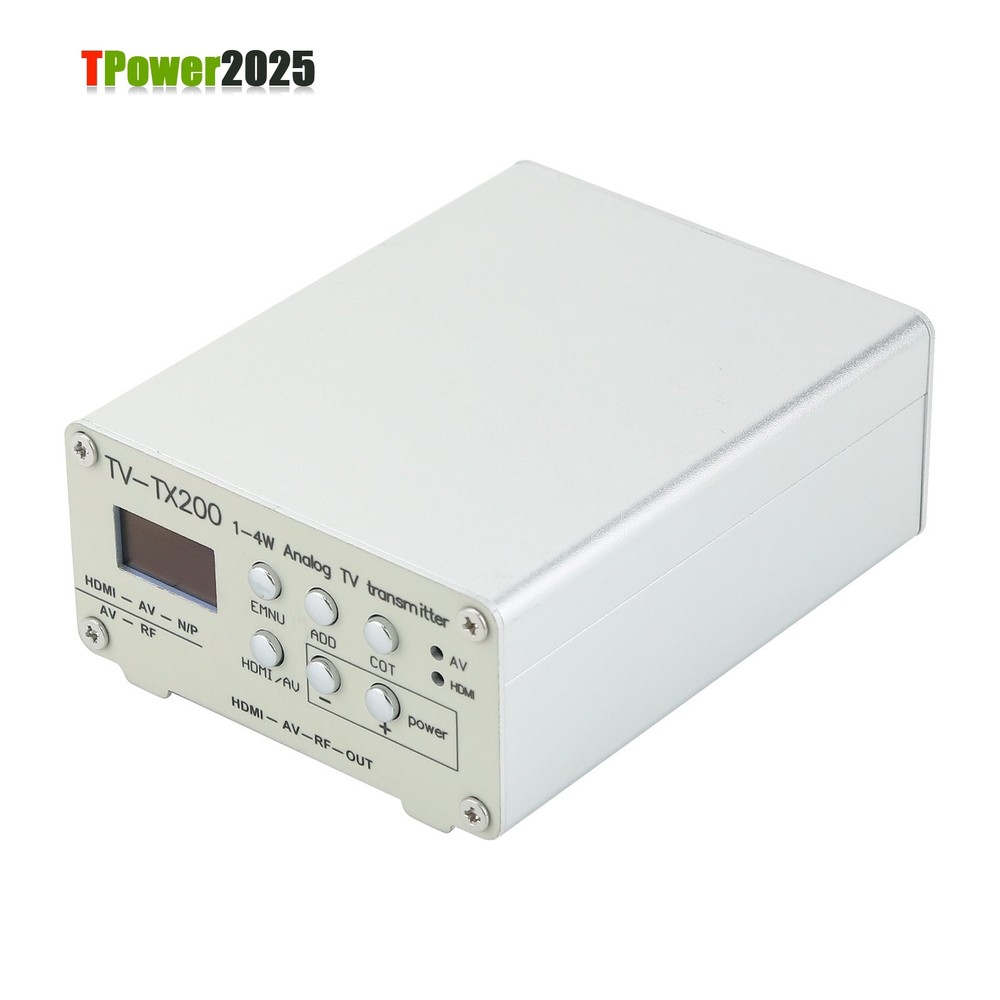 TV-TX200 VHF/UHF Analog TV Transmitter HD/AV Input Analog Signal Transmitter